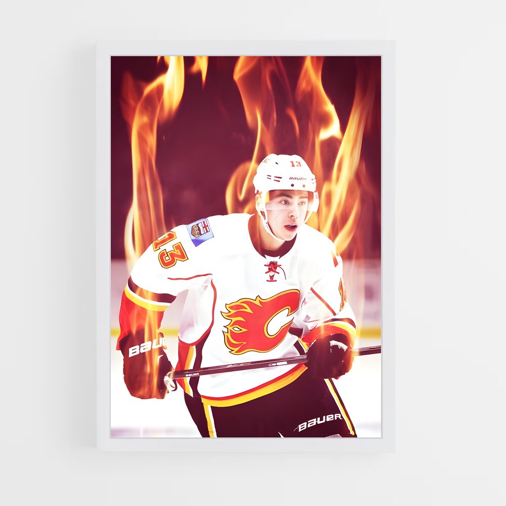 Poster Johnny gaudreau – affiche Hockey sur glace (vue 3)